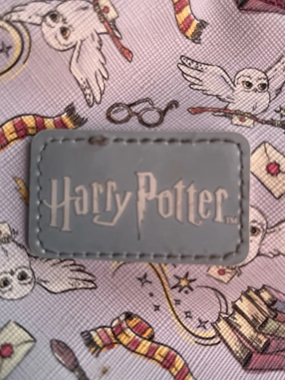 Harry Potter Warner Bros. Lavender Printed Small Pet Carrier Backpack